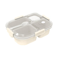 Boîte à dejeuner 4 compartiments 1150ml beige Graceful Séries