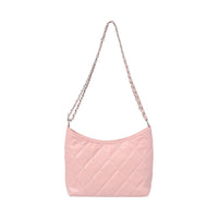 Sac bandoulière à chaîne motif losange rose Rhombus Pattern Series