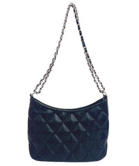 Sac bandoulière à chaîne et motif losange noir Rhombus Pattern Series