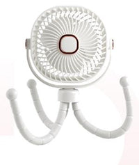 Mini ventilateur pieuvre pour poussette 500 mAh blanc Octopus Series