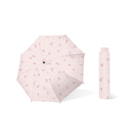 Grand parapluie 4 plis rose Creative Letter Séries