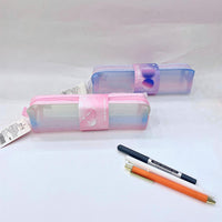 Trousse papeterie en maille violet dégradé Mesh Series