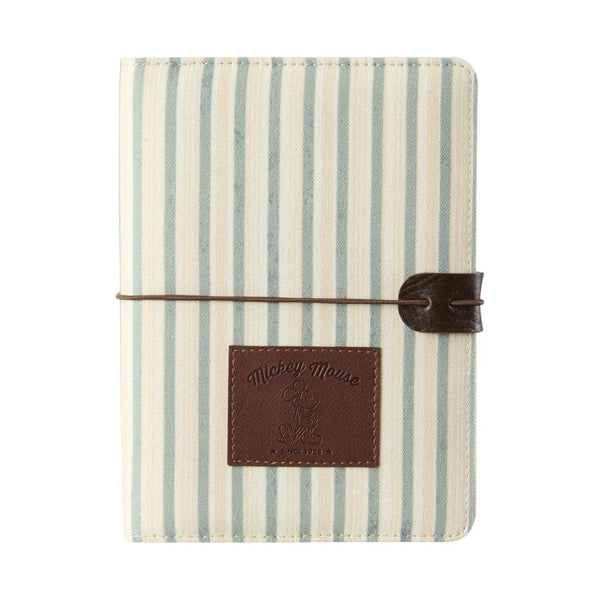 Carnet à rayures avec bande Disney Mickey Mouse Fun Life Collection