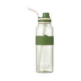 Bouteille plastique verte avc poignée & paille 1000ml Jurassic World