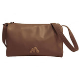 Sac bandoulière marron lettre M Solid Color Series