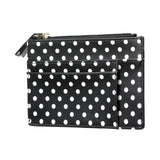 Porte monnaie noir avec points blancs