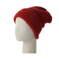 Bonnet tricoté rouge Winter Series