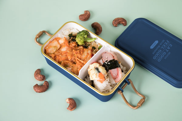 Bento style Japonais 500ml bleu