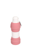 Gobelet silicone pliable rose 600ml Foldable