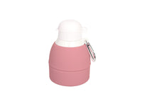 Gobelet silicone pliable rose 600ml Foldable