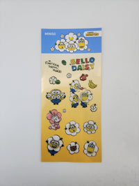 Autocollants en relief Daisy MINIONS