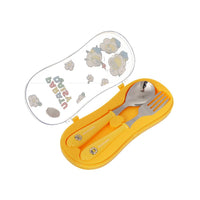 Ensemble de couverts jaune Daisy MINIONS