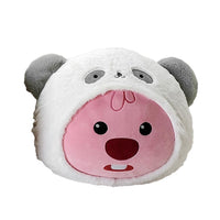 Peluche tête de Panda 40cm Zanmang Loopy
