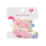 Elastiques avec perles x2 Shiny Pink