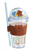 Gobelet avc support paille Grizz 420ml WE BARE BEARS Music Festival