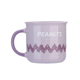 Tasse céramique violette avec cuillère 390ml Snoopy Colorful Life