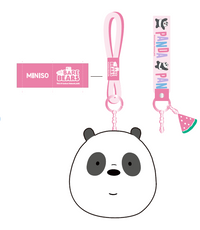 Trousse protection écouteurs silicone Panda WE BARE BEARS