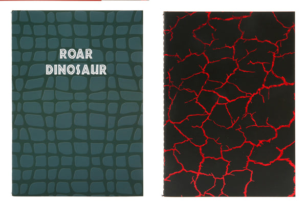 Carnet A5 32 pages 3 pcs DINOSAURE