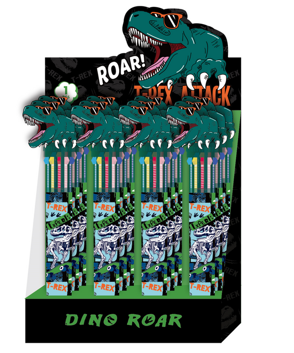 Stylo 10 couleurs Cool DINOSAURE