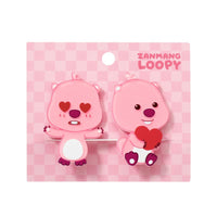 Petites barrettes à cheveux x2 Zanmang Loopy