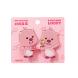 Petites barrettes à cheveux x2 Zanmang Loopy