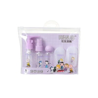 Kit de voyage violet Snoopy Colorful Life