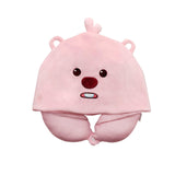 Coussin de cou avec capuche Zanmang Loopy