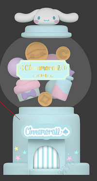 Veilleuse LED machine à bonbons Cinnamoroll SANRIO