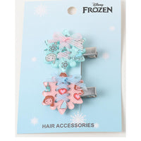 Pince à cheveux nœud x2 La Reine des Neiges