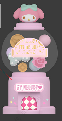 Veilleuse LED machine à bonbons My Melody SANRIO