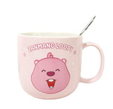 Tasse céramique et cuillère 450ml Zanmang Loopy