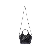 Sac à main noir Diamond Pattern