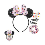 Set serre tête nœuds et barrettes Mickey Minnie DISNEY