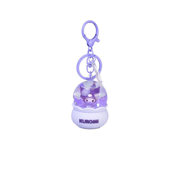 Porte clé boule de cristal Kuromi SANRIO