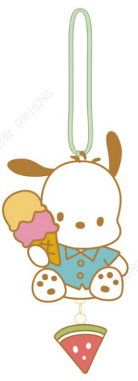 Figurine à suspendre Pochacco SANRIO Summer Beach