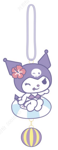 Figurine à suspendre Kuromi SANRIO Summer Beach