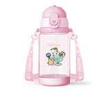 Gourde plastique rose avec lanière 520ml MALTESE Collection