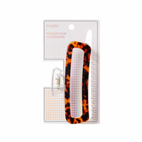 Pince à cheveux gd modèle rectangulaire 2 coloris différents Hair Claw