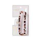 Pince à cheveux gd modèle rectangulaire 2 coloris différents Hair Claw