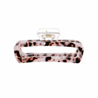 Pince à cheveux gd modèle rectangulaire 2 coloris différents Hair Claw