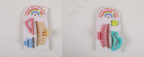 Pince à cheveux couleur unie x3 Hair Claw