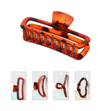 Pinces à cheveux Marron écaille 4 modèles au choix Basic Style