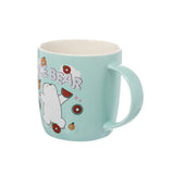 Set tasses et cuillères bleues 350ml WE BARE BEARS