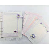 Carnet 80 pages violet Kuromi SANRIO