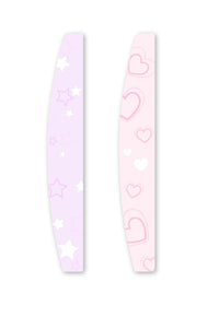 Limes à ongles épaisses x2 Macaron Series