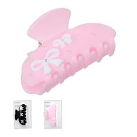 Pince à griffes  noire ou rose avec petits noeuds Korean Series