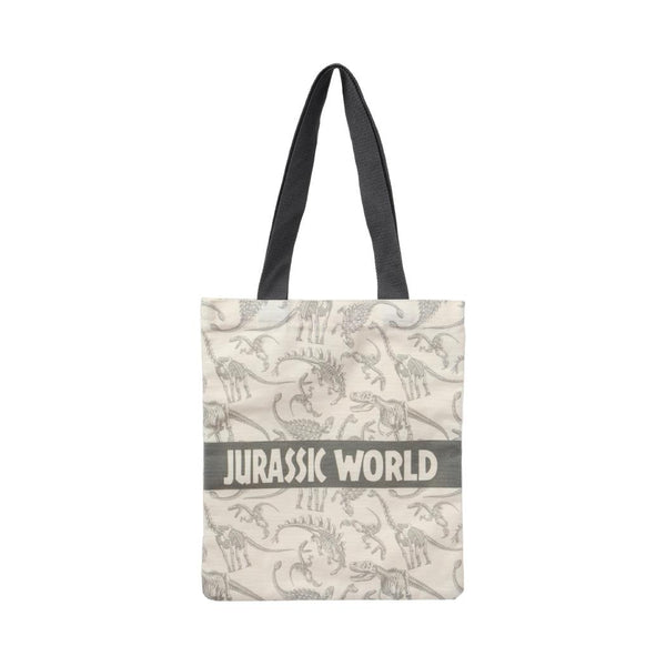 Tote bag imprimé beige Jurassic World