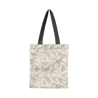 Tote bag imprimé beige Jurassic World