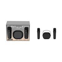 Enceinte avec 2 micro noire modèle A16 Macaron Series
