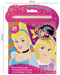 Set de peintures à gratter Disney Princess Collection